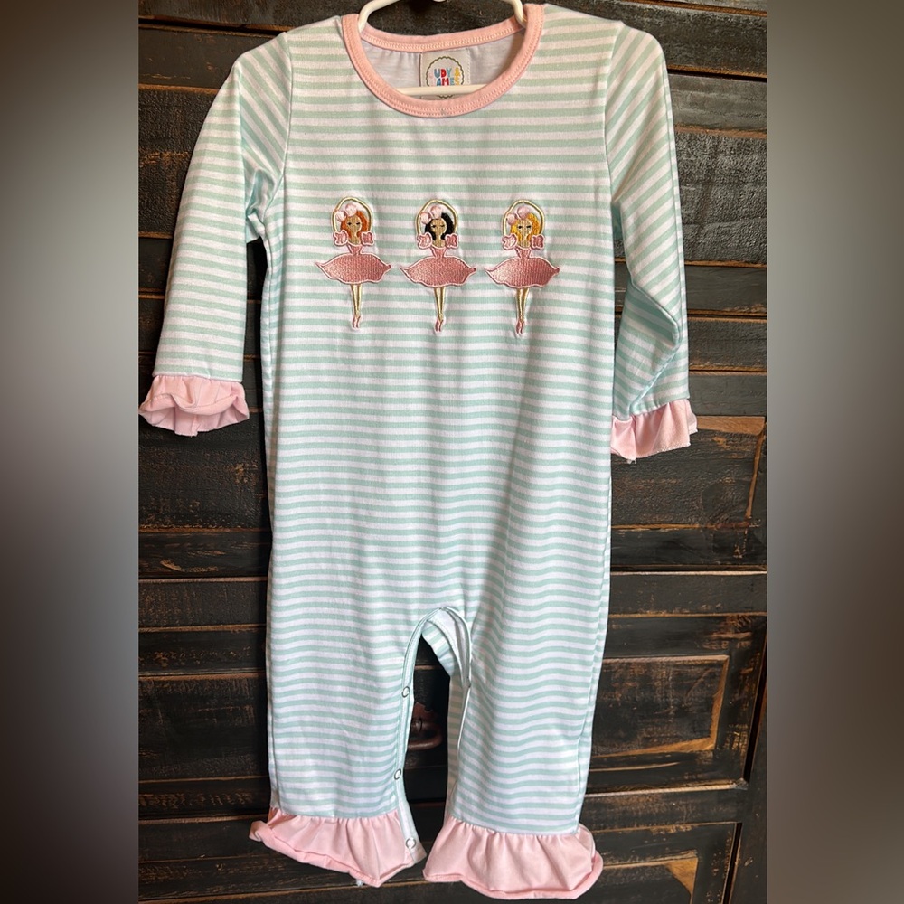 Judy and James Ballerina Romper